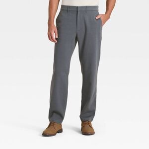Men's Comfort Wear Trousers - Goodfellow & Co Gray 28x30